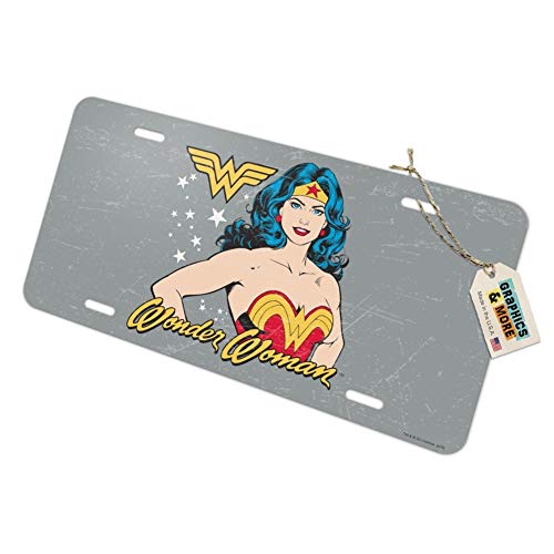 GRAPHICS & MORE Wonder Woman Vintage Icon Novelty Metal Vanity Tag License Plate