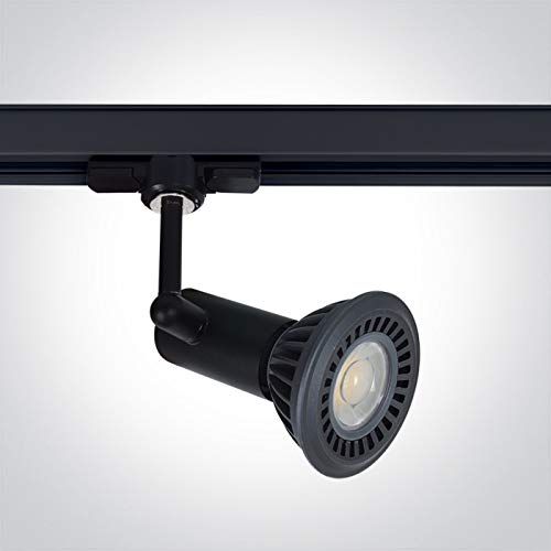 Spot sur rail noir ONE Light 65111AT/B E27 pour supprimer les zones d'ombre