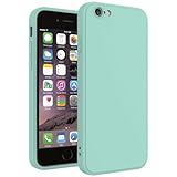 ULXITEYU Soft TPU Slim Case for iPhone 6 & iPhone 6S, Lightweight, Snug Fit, Drop-Resistant, Shock-Absorbent, Scratch-Resistant, Light Cyan