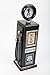 Produktbild point home Design-Schrank Zapfsäule mit Uhr, Retro, schwarz, 54cm
