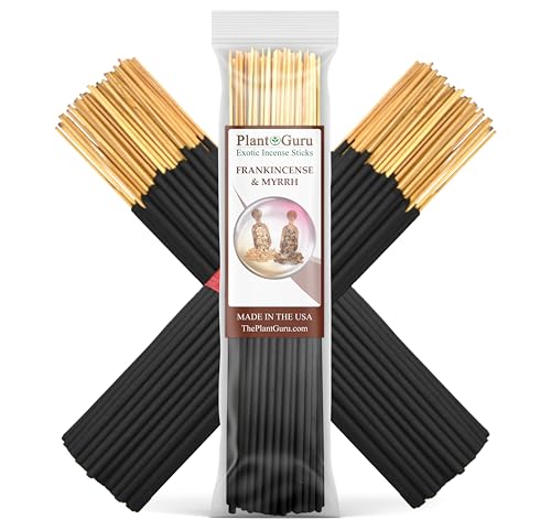 Frankincense and Myrrh Exotic Incense Sticks 7 Inch - Bulk 1 Bundle 85 to 100 Sticks - Natural 7