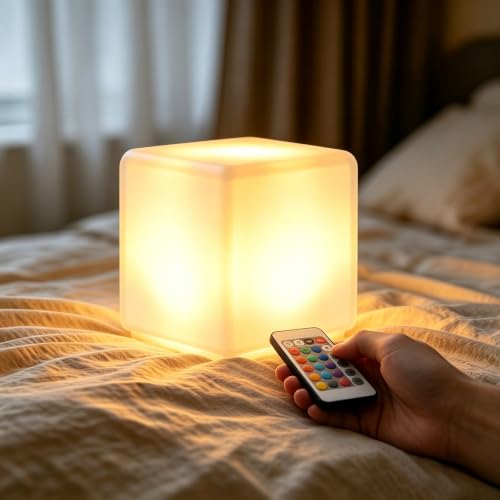 Image of LED Cube Light, 16 RGB Color Changing 350lbs Load IP65 Waterproof