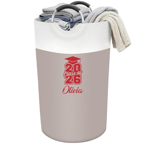 Personalized Laundry Basket, Graduation Gift Laundry Hamper, Collapsible Laundry Baskets ...