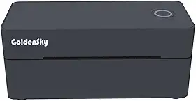 Goldensky Impressora Térmica Slim de Etiqueta 110mm USB Preta