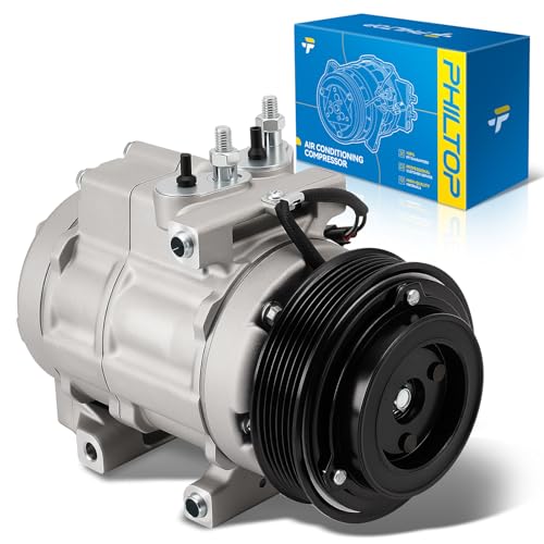 Image of PHILTOP 68189 Air Conditioner AC Compressor with Clutch for Ford Explorer 2009-2010, 2006-2008 4.0L, Mercury Mountaineer 2006-2010 4.0L