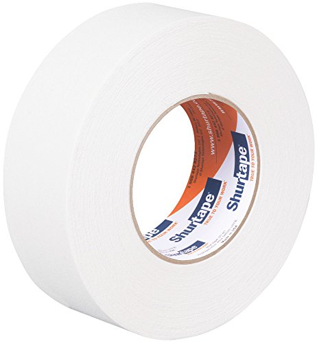 Image of Shurtape P- 628 Professional Grade, Coated Gaffer's Tape, 48mm x 50m, White, 1 Roll (204471)