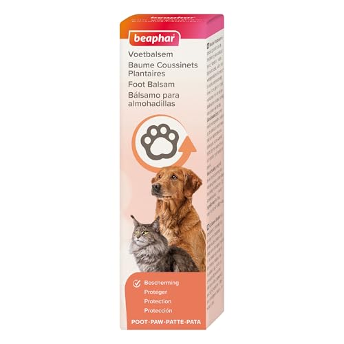 Beaphar Bálsamo Almohadillas 40ml, Protector Almohadillas Perro y Gato, para Asfalto Caliente Arena o Nieve, 40ml