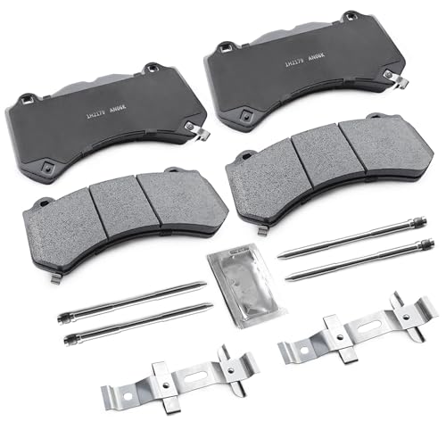 MILLISEC Front Brake Pads Set Compatible with 2009-2023 Cadillac ATS, Chevy Camaro, Je-ep Grand Cherokee and Dodge Challenger Brake Pads OEM Replaces# Z26-1405 -  1H 2179