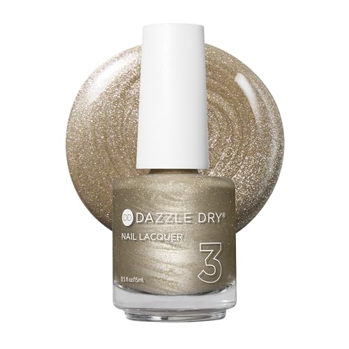 Dazzle Dry Illuminate Gold Metallic Nail Lacquer