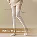 Women’s Thigh High Socks Cotton Over the Knee Leg Warmer Extra Long Knee High Socks Fashion Boot Stockings (Beige)