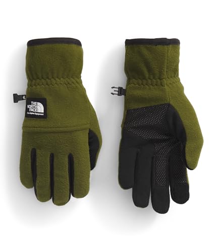 The North Face Etip Heavyweight Fleece Glove, XS, Forest Olive