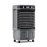 【Oscillation et Débit D'air Réglable】Le produit dispose de 3 réglages, allant d'une légère brise à une puissante rafale d'air. Son oscillation horizontale à 120° et ses volets réglables verticalement permettent de maintenir une température optimale même dans des pièces de 20 à 40 m².