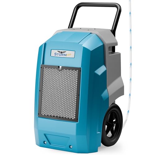 Image of ALORAIR 180Pints LGR Industrial Dehumidifier with Pump and Drain Hose, Portable Commercial Dehumidifier with Wheels for Home, Basements, Garages, and Job Sites