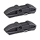 CARALL 2 Stück C-Anschlüsse Side Pin Ø5 x 17 mm, Adapterstecker für Scheibenwischerblätter CARALL S985 Flat und T191 Hybrid