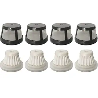 Fette Filter - Filter Set for Select Hand Vacs Compatible with Bissell Aero Cordless Models 29869,29861, 29867, 29868, 2986 (Part # 1624405) Pack of 4