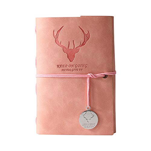 King Stationery Leather Writing Journal Notebook Refillable Composition Notebooks Art Sketchbook Travel Dairy Best Gifts for Women Girls and Boys