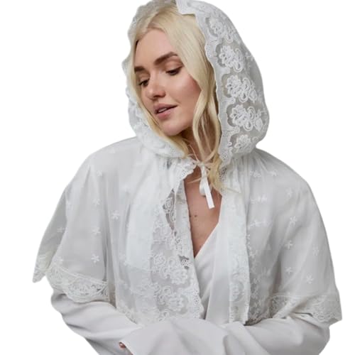 Embroidery Lace Mantilla Veils for Catholic Mass Headcover Prayer Turban Veils Spanish Headscarf for Formal Event