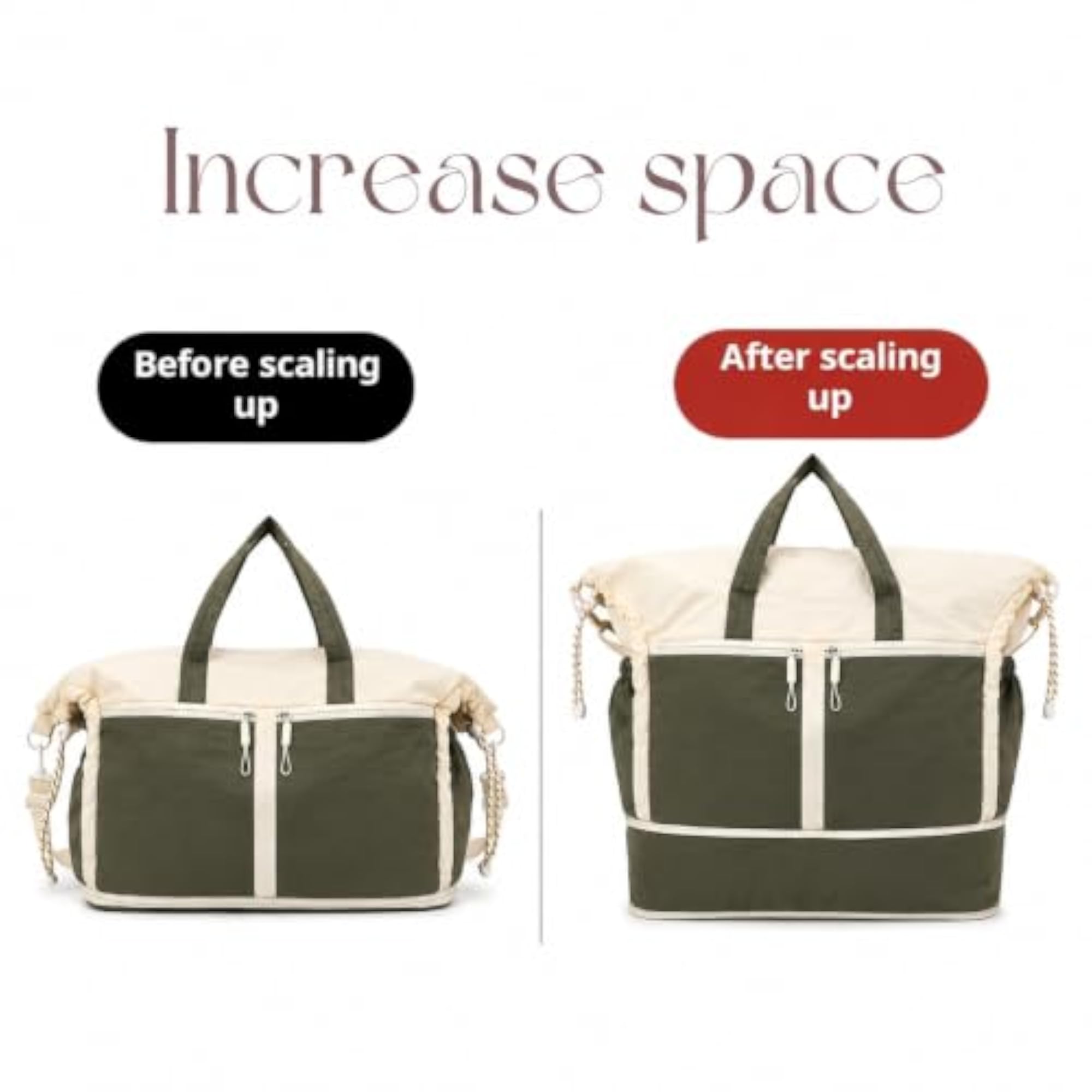 Duffle Bag for Women & Men, Stylish and Versatile