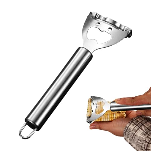 Pelador de mazorcas de maíz para maíz, extractor de mazorcas de maíz | Separador de mazorcas de maíz para remover granos de cocina de acero inoxidable | Pelador Good Grips resistente