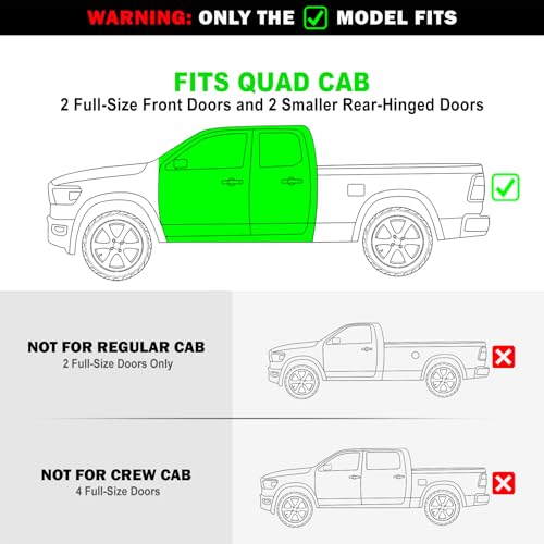 Estribos eléctricos Tuxtreme para Ram 1500 2019-2026 miniatura 5