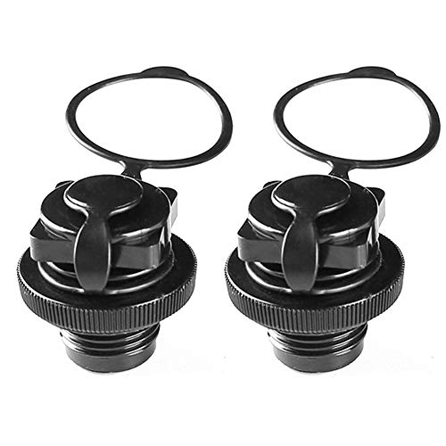 YaBland Inflatable Air Valve Replacement Air Plug Screw Raft, Twist Lock for Kayak Water Sport Floating & Drifting, Suit for Airbeds Boats Rubber Dinghy Pools (Valve-2PC)