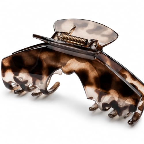 Hat Claw Clip–Baseball Claw Clip & Trucker Hat Claw Clips for Women – Lightweight, Secure Claws for Hats (B-Leopard Print)