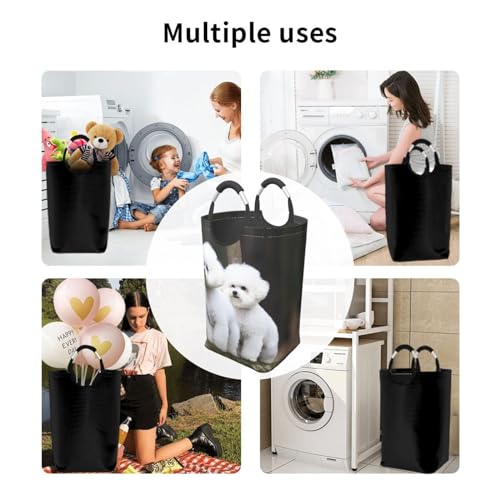 Panier à linge pliable avec poignées idéal pour dortoir et camping - 6