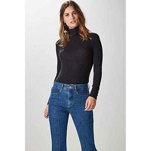Calça Jeans Palazzo Nervuras Azul Denim - 40