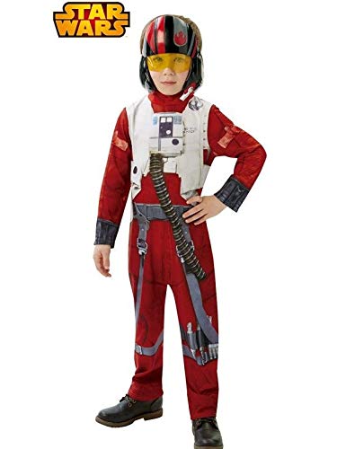DISBACANAL Disfraz piloto rebelde X- Wing niño - Único, 5-6 años