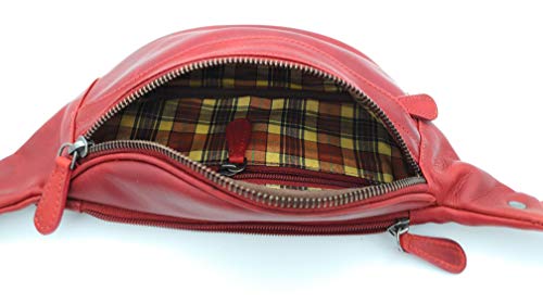 Jockey Club grote echt leren heuptas heuptas heuptas riemtas vintage zuignap rundleer - Image 3