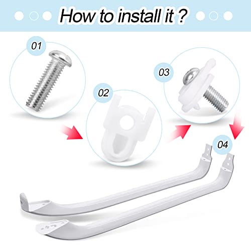 Wr01X25070 Refrigerator Door Handle Mounting Stud Compatible With Ge Fridge Freezer Handle Replacement Oem Part Number Ap7175647 Wr01X39781 #TOP4