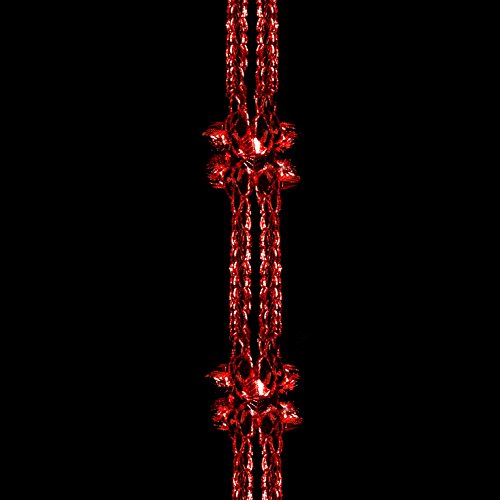 Cherry Life Weihnachten Folien Girlande Deckenleuchte Dekoration Girlande 9 ft Stern Rot