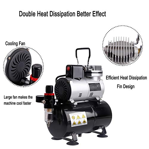 TIMBERTECH Airbrush Compressor ABPST08 - Image 6
