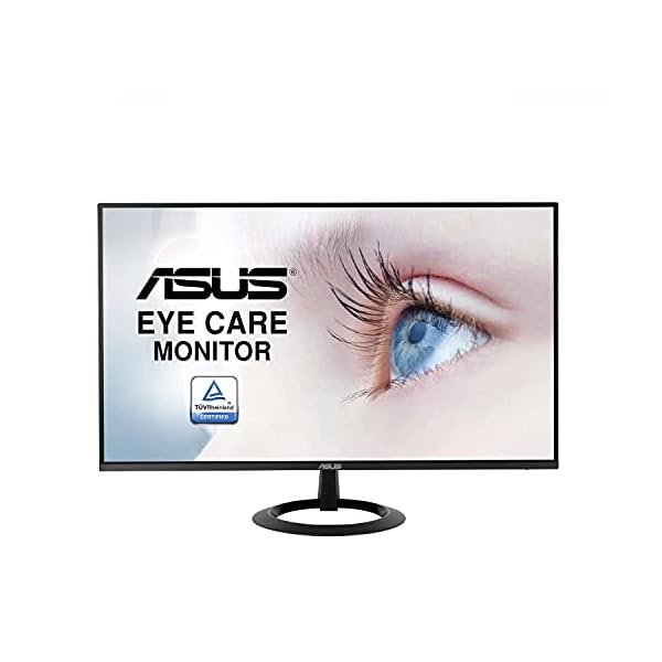 ASUS Eye Care VZ27EHE Monitor 27 Pulgadas, Full HD (1920 x 1080), IPS, 75 Hz, Adaptive-Sync/FreeSync, HDMI, Luz Azul de Baja Intensidad, Antiparpadeo, Ultrafino