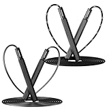 PVC Jump Rope with Length Markings & Rapid Speed Jumping Rope with Ball Bearings, Adjustable Steel Jump Rope Workout with Alloy Handles, Non-Kinking PVC Skipping Rope for Men Women Fitness Boxer 2Pcs