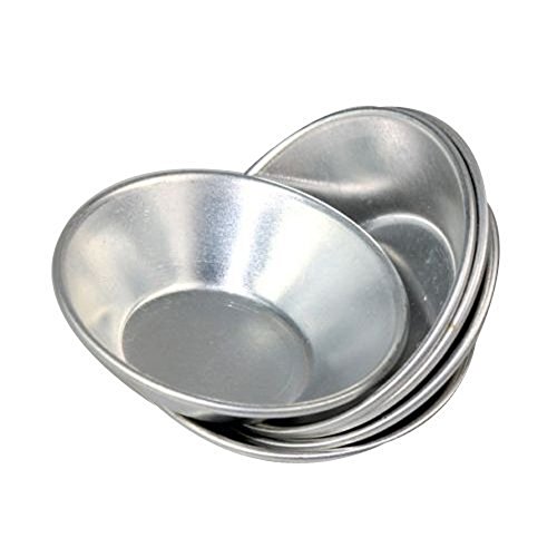 20pcs Heat Resistant Anodized Aluminum Egg Tart Cupcake Cake Cookie Mold Pudding Mould Multi-functional Baking Tool