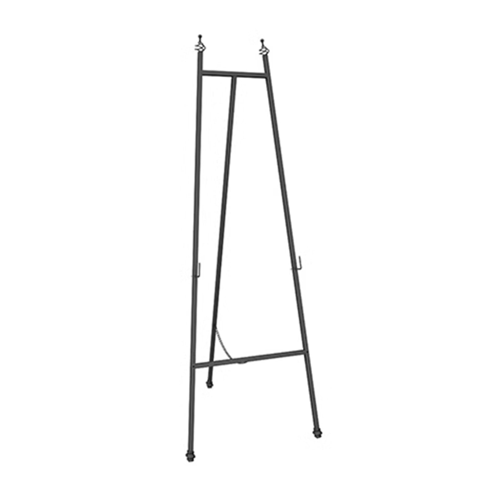 HADECOLL Painting Artist Easels - Adjustable 120/145Cm Metal Easel, Portable Tripod Easel For Painting And Sketching, Poster Display Easel For Wedding And Party,Black-145Cm