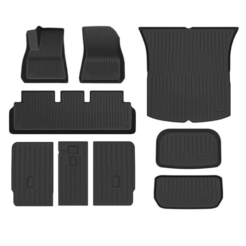 Tapis de sol Tesla Model Y 2025 anti-salissure protection coffre TPE étanche - 2