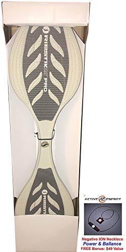 White Razor RipStik Air PRO Team Caster/Wave Board and Bonus: Active Balance Necklace $49 Value