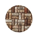 Imanes de nevera con estampado de corcho de vino para el hogar, accesorios para regalo diario de inauguración de la casa