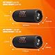 JBL Flip 7, kabelloser tragbarer Bluetooth-Lautsprecher, 16 Stunden Akkulaufzeit, IP68 wasserdicht, Staub- und stoßfest, Pro Sound mit AI Boost, Auracast Multi-Speaker-Verbindung, Schwarz