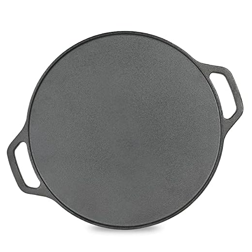 Prestige 30 cm Cast Iron Dosa Tawa|Super Durable(Lasts for Generation)|Retains Heat for Long|10 Years Warranty
