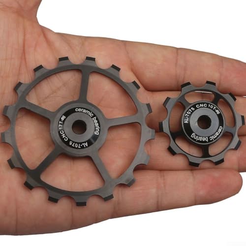 Polea de cambio trasera de aluminio y cerámica, perfecta para aplicaciones de ciclismo de carretera y montaña (10T)