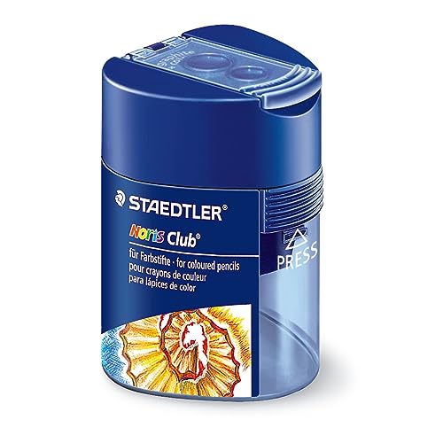 STAEDTLER 512128 - Sacapuntas para lápices de color, color azul