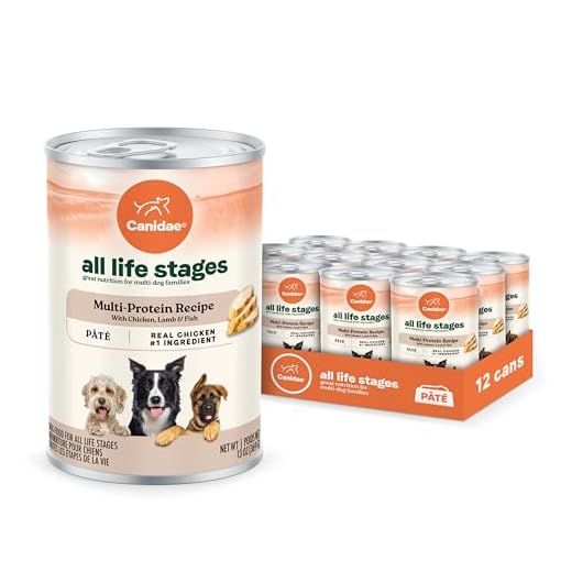 Canidae All Life Stages Premium Wet Dog Food for All Breeds, All Ages, Multi-Protein with Chicken, Lamb & Fish, 13 Ounce (Case of 12)