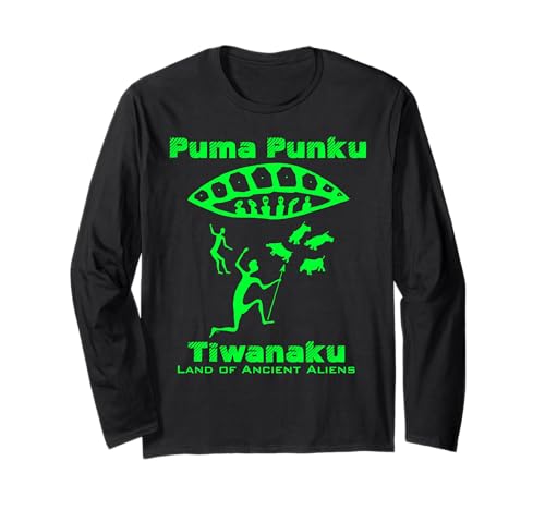 Teebaranic Puma Punku Bolivia Tiwanaku Ancient Aliens Long Sleeve T-Shirt