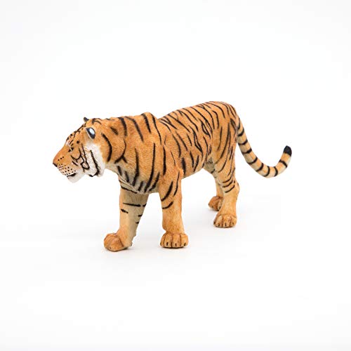 Papo -Hand-Painted - Figurine -Wild Animal Kingdom - Tiger -50004 -Collectible - For Children - Suitable For Boys And Girls- From 3 Years Old #TOP3