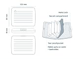 OGON Aluminiowy Portfel Smart Case V2L Extra Capacity z ukrytym schowkiem na monety i banknoty - Etui na karty Ochrona RFID - Do 10 kart