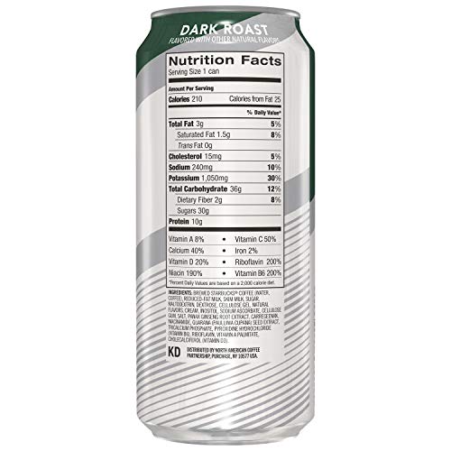 Starbucks Tripleshot Energy Extra Strength, Dark Roast, 15oz Cans (12 Pack)
