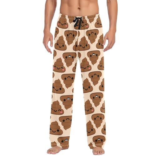 susiyo Cute Poop Men's Pajama Pants Cotton Pajama Bottoms Sleepwear PJ Pants Lounge Pants with Pocket Drawstring2